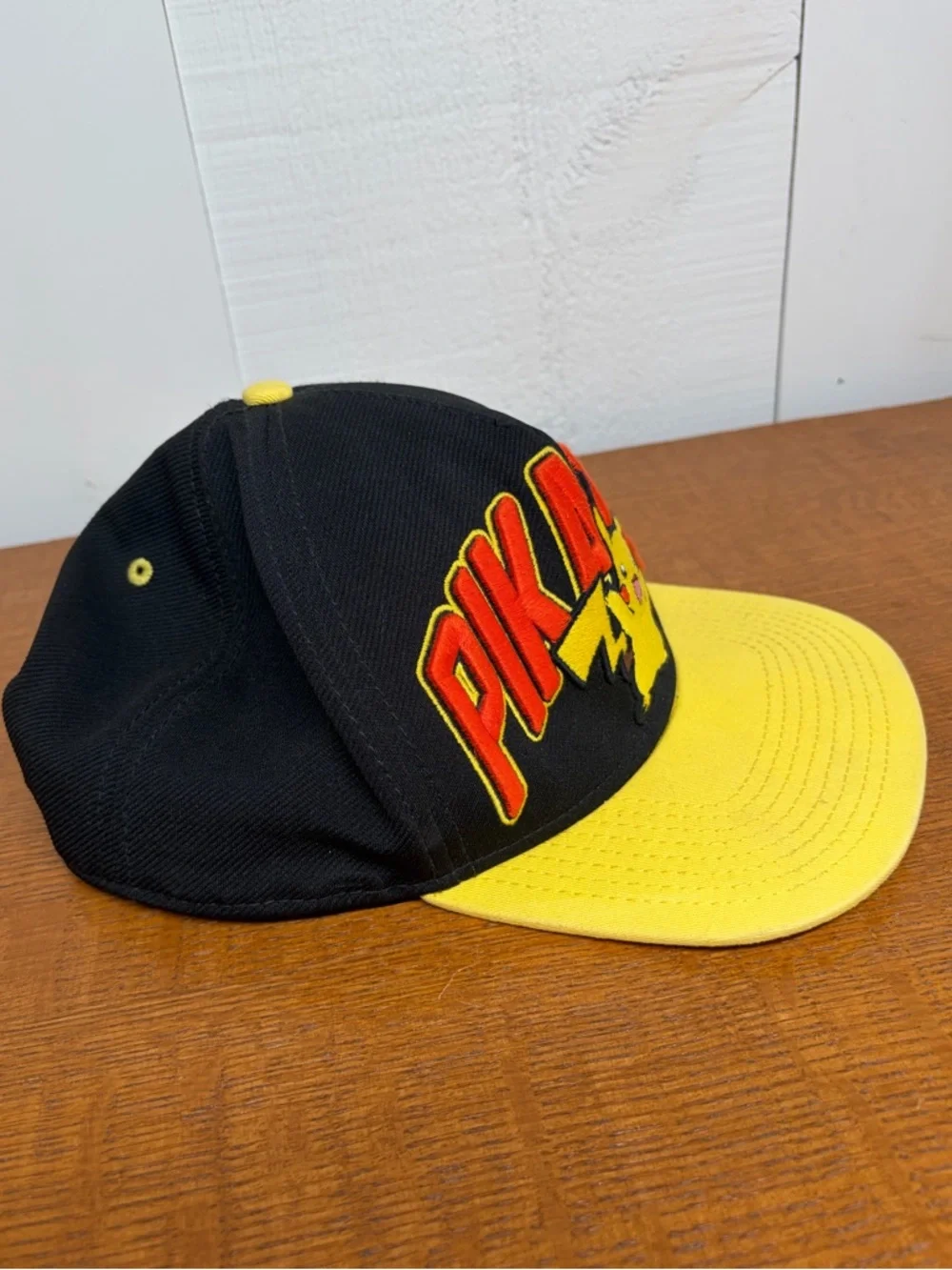 Pokémon Pikachu 2014 Men’s Snapback Hat - Black and Yellow One Size